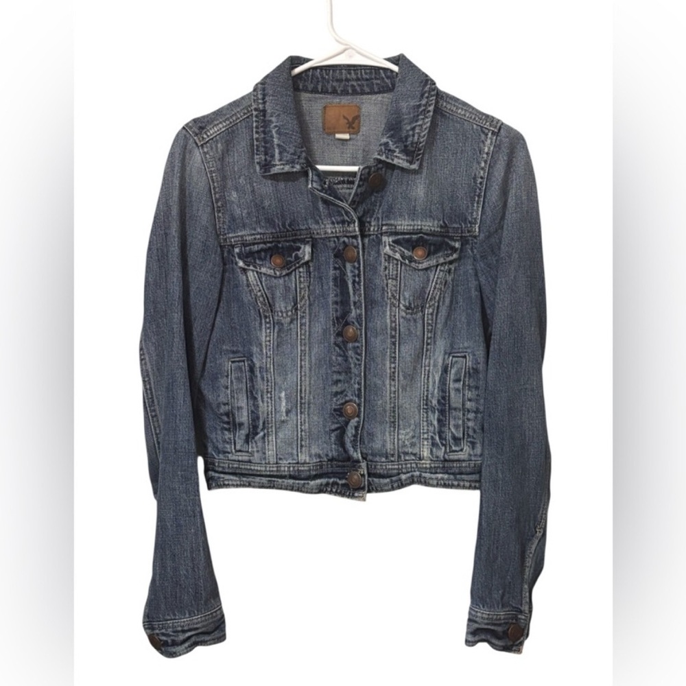American Eagle Denim Jean Jacket Sz S